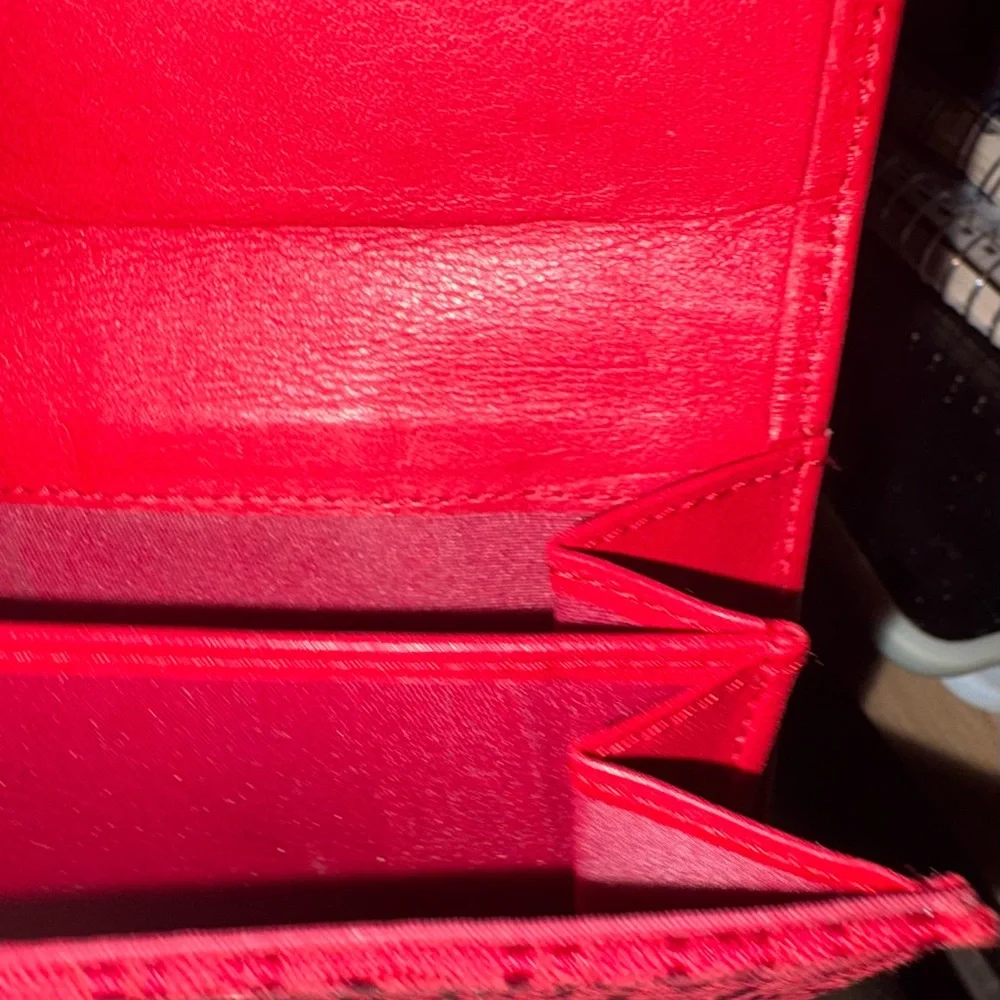 Dior Bright Red Wallet